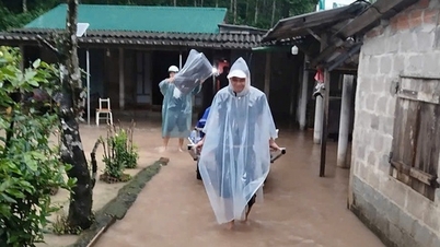 大雨により洪水が発生し、クアンチの多くの地域が孤立