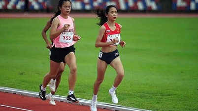 Lương Thị Khan bảo vệ thành công HCV 3.000m nữ tại giải vô địch Điền kinh trẻ Đông Nam Á 2