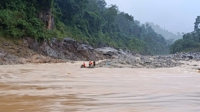 Kịp thời giải cứu hai người dân mắc kẹt trong dòng lũ xiết ở Phước Chánh