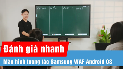 شاشة Samsung WAF التفاعلية لنظام التشغيل Android: دعم التحول الرقمي في التعليم