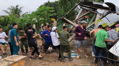 Un deslizamiento de tierra afecta a 13 viviendas en la comuna fronteriza de Phu Huu.