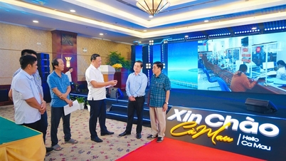 Ο Αντιπρόεδρος της Επαρχιακής Λαϊκής Επιτροπής Χουίν Τσι Νγκουγιέν επιθεώρησε την οργάνωση και τη γενική πρόβα του προγράμματος συνεδρίου επενδυτικής σύνδεσης για τις επιχειρήσεις της πόλης Χο Τσι Μινχ στην επαρχία Κα Μάου.