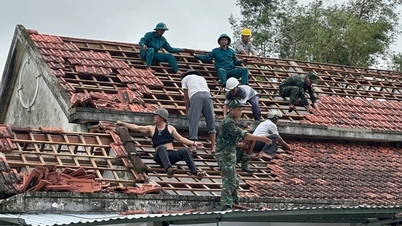 ກໍາລັງປະກອບອາວຸດຊ່ວຍປະຊາຊົນເອົາຊະນະຜົນສະທ້ອນຂອງພະຍຸທໍນາໂດ