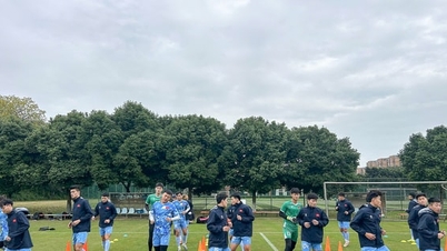 נבחרת וייטנאם עד גיל 22 חוזרת למגרש האימונים, ומצפה למשחק נגד קוריאה עד גיל 22 בגביע פנדה 2025.