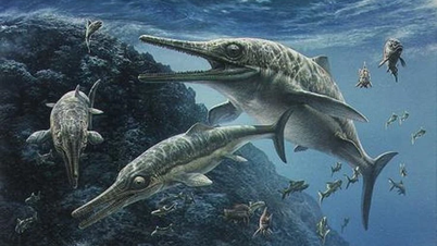 Jurassic Ichthyosaur, Giant Predator ທີ່ມີແຂ້ວເລເຊີ-ແຫຼມ