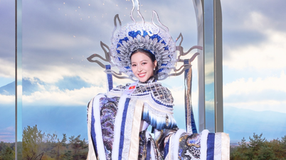 Admiring the national costumes of 80 beauties competing in Miss International 2025 in Japan