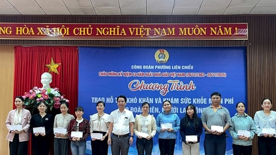 يدعم جناح Lien Chieu ويقدم فحوصات صحية مجانية للمعلمين غير الحكوميين