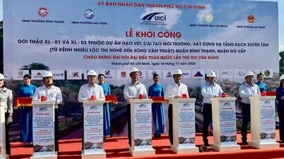 הו צ'י מין סיטי מתחילה בבניית פרויקט שיפוץ תעלת שויין טאם