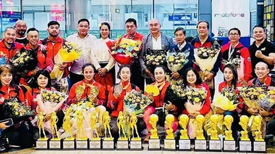 Bina badan Vietnam memenangi 10 pingat emas dan menduduki tempat kedua pada kejohanan dunia 2025