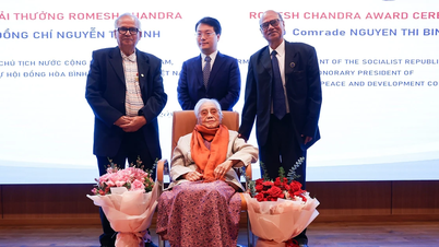 Cik Nguyen Thi Binh telah dianugerahkan Hadiah Keamanan Romesh Chandra.