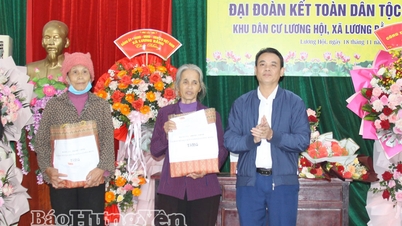 Khu dân cư Lương Hội tổ chức Ngày hội đại đoàn kết toàn dân tộc