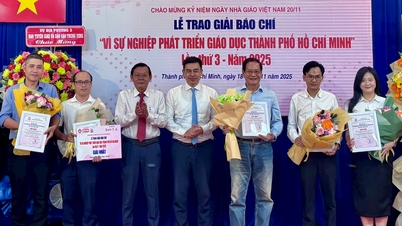 18 journalistiske arbeider hedret «For utviklingen av utdanning i Ho Chi Minh-byen» i 2025