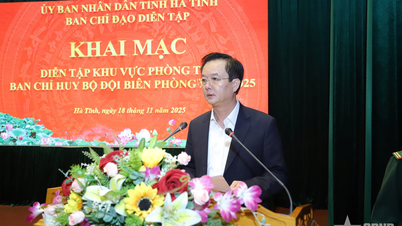 Hà Tĩnh: Diễn tập khu vực phòng thủ Ban chỉ huy Bộ đội Biên phòng tỉnh năm 2025