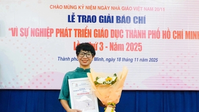 Báo Dân trí đạt Giải Báo chí Vì sự nghiệp phát triển giáo dục TPHCM