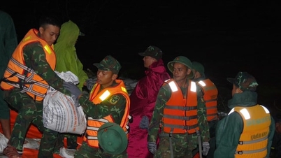 Soldaten „bleiben die ganze Nacht wach“, um den An-Luong-Damm in Da Nang zu bewachen