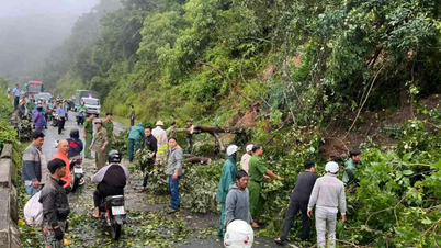 Khánh Hòa: Đèo Ngoạn Mục tiếp tục sạt lở, hạn chế phương tiện qua lại