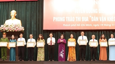 Ho Chi Minh-byen roser 159 typiske kollektiver og 62 enkeltpersoner for «dyktig massemobilisering»