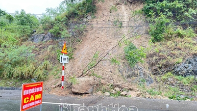 Un glissement de terrain est survenu au col de Ro Tuong.