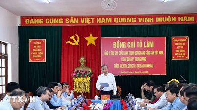 เลขาธิการ: การพัฒนาคลัสเตอร์เกาะฮอนโค่ย - ก้าวสำคัญสู่เวียดนามที่มุ่งมั่นและพึ่งพาตนเองได้