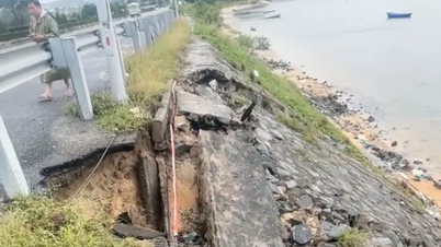 Кханьхоа: подъездная дорога к мосту Лонгхо повреждена и не подлежит ремонту уже 10 дней