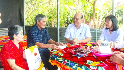 Η Μόνιμη Αντιπρόεδρος του Επαρχιακού Λαϊκού Συμβουλίου - Νγκουγιέν Βαν Τουάν επισκέφθηκε τυπικές οικογένειες πολιτικών και αξιόλογους ανθρώπους