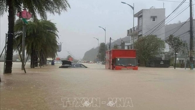 កម្ពស់ទឹកទន្លេនៅ Gia Lai កើនឡើងដល់កម្រិតខ្ពស់ ផ្លូវជាច្រើនត្រូវបានបិទ និងខ្វិន