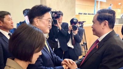 Med anledning av ordföranden för Republiken Koreas nationalförsamlings officiella besök i Vietnam: Väsentligt genomförande av det omfattande strategiska partnerskapet mellan Vietnam och Korea