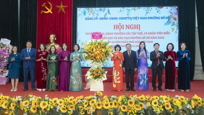 Phường Bồ Đề tuyên dương nhiều tập thể, cá nhân tiêu biểu nhân Ngày Nhà giáo Việt Nam 20/11