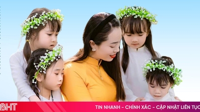 하띤의 학습의 땅에 지식을 뿌리는 것 - 교사의 고귀한 사명