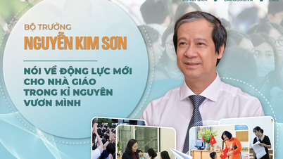 Minister Nguyen Kim Son spreekt over nieuwe motivatie voor leraren in het tijdperk van vooruitgang