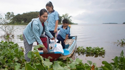 Учительница школы «Три нет» для детей в самом сердце озера Три Ан