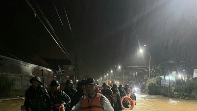 120 důstojníků a vojáků pracovalo celou noc na záchraně a evakuaci více než 1 500 lidí v D'ranu.