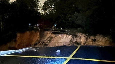 ការរអិលបាក់ដីកាត់ Mimosa Pass ពាក់កណ្តាលនៅទីក្រុង Da Lat មនុស្សត្រូវបានជួយសង្គ្រោះពេញមួយយប់