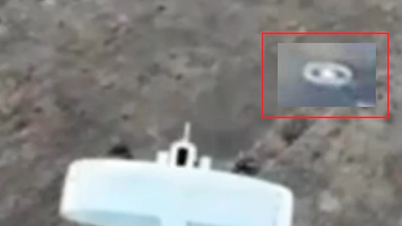 O misterioasă dronă rusească a fost observată într-o zonă de război.