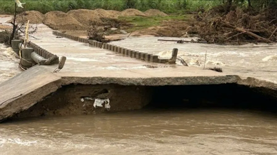Gia Lai: Vannet har trukket seg tilbake, men mange steder er fortsatt isolerte.