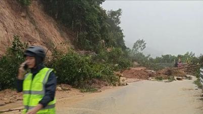 Khanh Hoa: Vehicles banned from passing Co Ma and Ca passes due to landslides