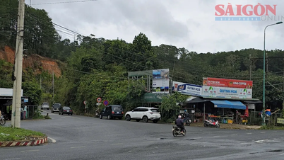 Lam Dong: Traffic diversion after Mimosa Pass landslide