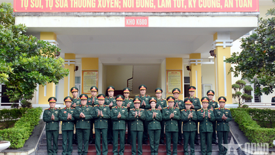 El Jefe del Departamento General de Logística e Ingeniería presidió las actividades del Día Político y Cultural en el Almacén K680 (Departamento de Armamento Militar).