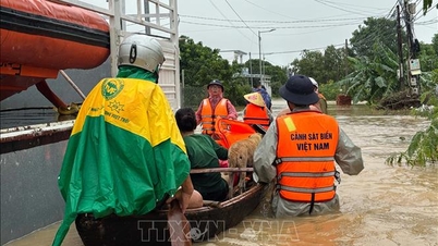 Kustwacht en reddingsdiensten redden honderden geïsoleerde mensen
