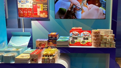 "Hello Ca Mau" etkinliğinde özel ürünlerin, tipik ürünlerin ve OCOP ürünlerinin ticaretini sergilemek ve tanıtmak