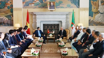 Thủ tướng Phạm Minh Chính hội kiến Chủ tịch Hội đồng Dân tộc Algeria