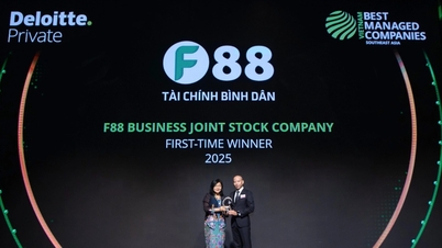 F88 tilldelades titeln "Bästa förvaltade vietnamesiska företag 2025" av Deloitte.