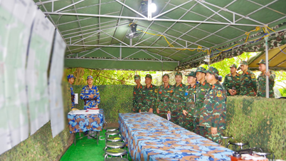 Brigade 962, Military Region 9: Successfully organized a command-agency exercise on one side and one level.