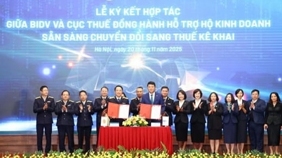 BIDV dan sektor Pajak mendampingi rumah tangga bisnis dalam transformasi dan terobosan