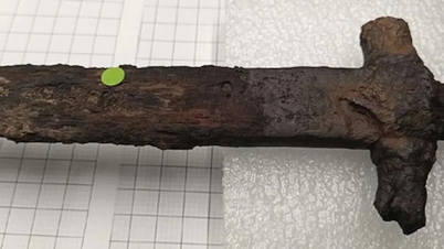 16. századi ősi kardot fedeztek fel Németországban modern CT-technológiával