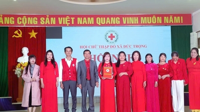 Bejelentik a Duc Trong községi Vöröskereszt Társaság egyesüléséről szóló döntést