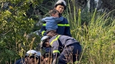 ٹرام پہاڑ پر گہرے گڑھے میں پھنسے 2 بچوں کو بروقت بچا لیا گیا۔