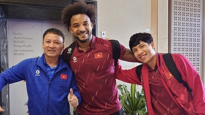 Die vietnamesische Nationalmannschaft wartet auf die Entscheidung des AFC, ihr den Sieg über Malaysia zuzuerkennen, und verabschiedet sich bei ihrer Rückkehr nach Hanoi von Trainer Kim.