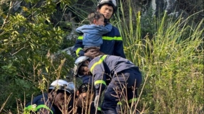 Salvarea la timp a doi copii prinși într-o groapă adâncă în muntele Tram