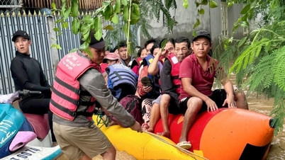 ប្រជាជន​ឯកោ​ជាង ១០០ នាក់​នៅ​ឃុំ Phuoc Hau ត្រូវ​បាន​នាំ​ទៅ​ទី​ជម្រក​ដោយ​សុវត្ថិភាព។